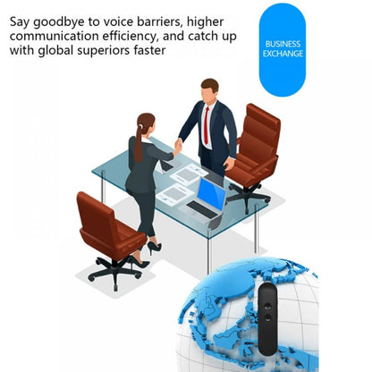 Portable Smart Translator Real Time Two Way Instant Voice Translation Support 42 Languages, Language Translator, Bluetooth Translator Device Black